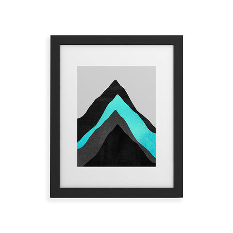 Elisabeth Fredriksson Four Mountains Framed Art Print