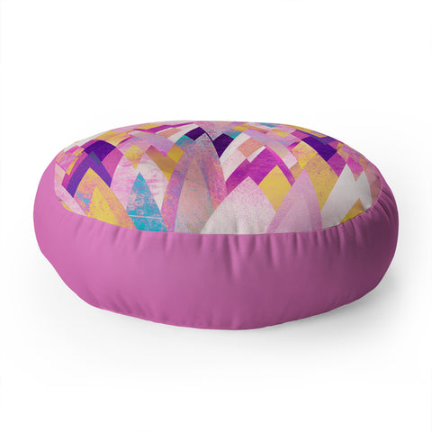 Elisabeth Fredriksson Geo Summer Floor Pillow Round
