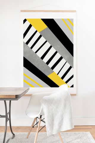 Elisabeth Fredriksson Geometric Combination 2 Art Print And Hanger