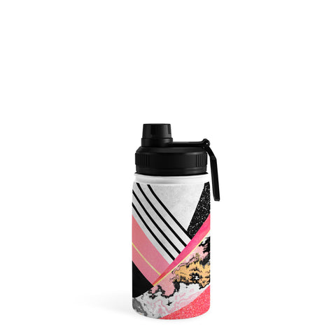 Elisabeth Fredriksson Geometric Summer Pink Water Bottle