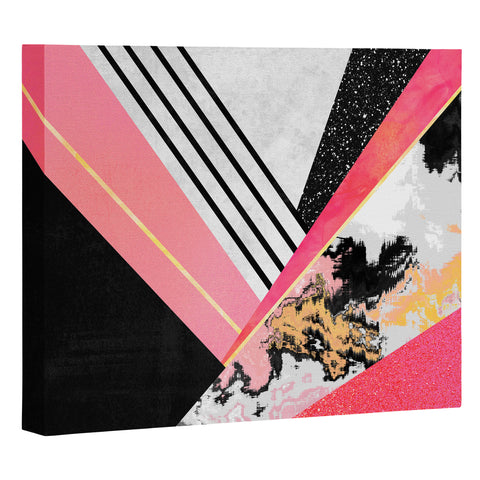 Elisabeth Fredriksson Geometric Summer Pink Art Canvas
