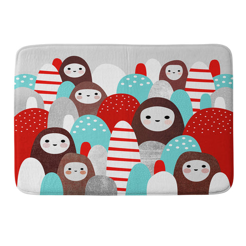 Elisabeth Fredriksson Gingerbread Spirits Memory Foam Bath Mat