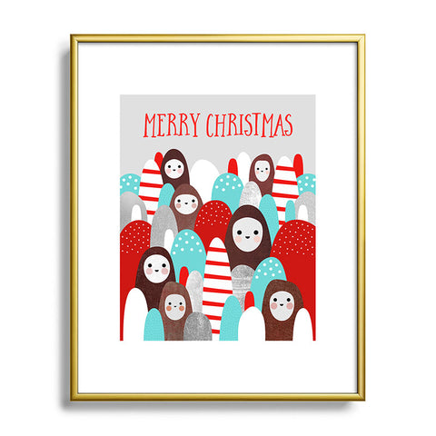 Elisabeth Fredriksson Gingerbread Spirits Metal Framed Art Print