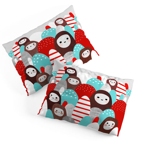 Elisabeth Fredriksson Gingerbread Spirits Pillow Shams