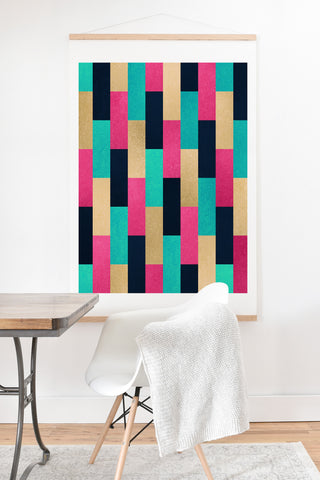 Elisabeth Fredriksson Glamorous Bricks Art Print And Hanger