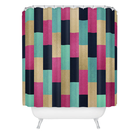 Elisabeth Fredriksson Glamorous Bricks Shower Curtain