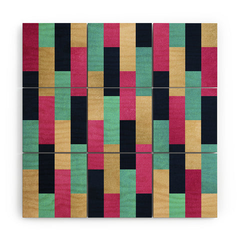 Elisabeth Fredriksson Glamorous Bricks Wood Wall Mural