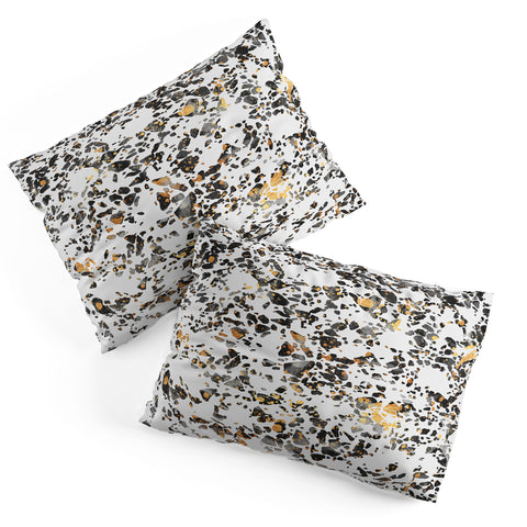 Elisabeth Fredriksson Gold Speckled Terrazzo Pillow Shams