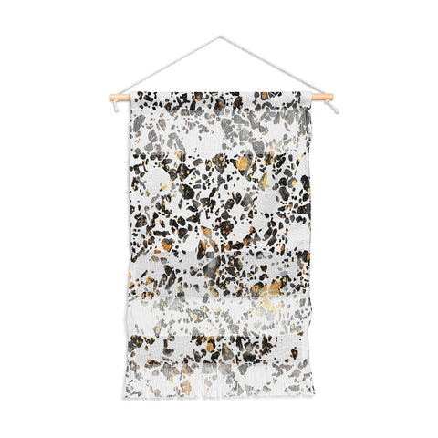 Elisabeth Fredriksson Gold Speckled Terrazzo Wall Hanging Portrait