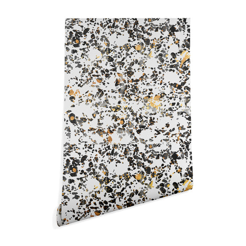 Elisabeth Fredriksson Gold Speckled Terrazzo Wallpaper