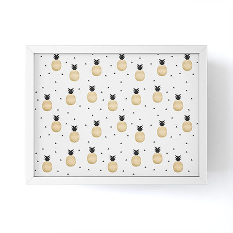 Elisabeth Fredriksson Golden Pineapples Framed Mini Art Print