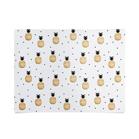 Elisabeth Fredriksson Golden Pineapples Poster