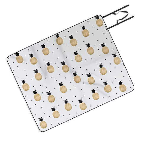 Elisabeth Fredriksson Golden Pineapples Picnic Blanket