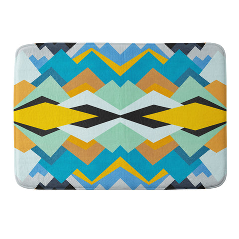 Elisabeth Fredriksson Golden Winter Pattern Memory Foam Bath Mat