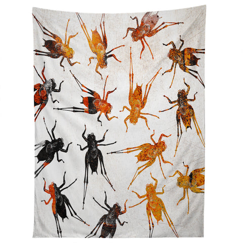 Elisabeth Fredriksson Grasshoppers 3 Tapestry