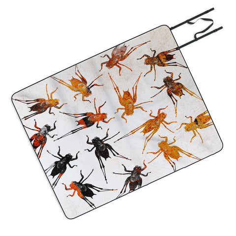 Elisabeth Fredriksson Grasshoppers 3 Picnic Blanket