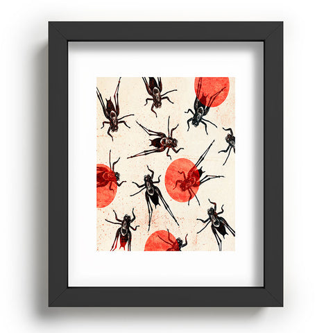 Elisabeth Fredriksson Grasshoppers Recessed Framing Rectangle