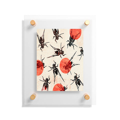 Elisabeth Fredriksson Grasshoppers Floating Acrylic Print