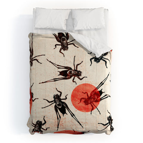 Elisabeth Fredriksson Grasshoppers Comforter