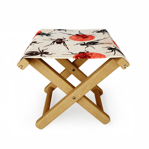 Elisabeth Fredriksson Grasshoppers Folding Stool