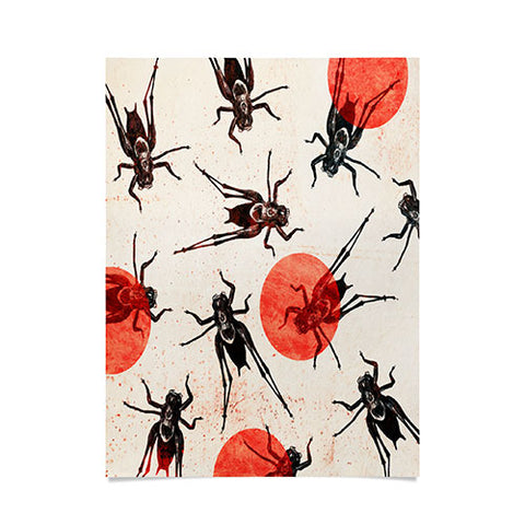 Elisabeth Fredriksson Grasshoppers Poster