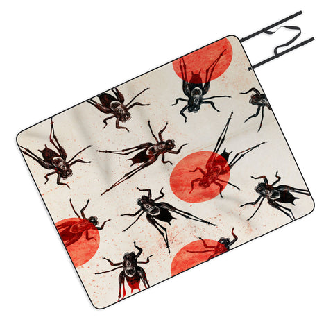 Elisabeth Fredriksson Grasshoppers Picnic Blanket