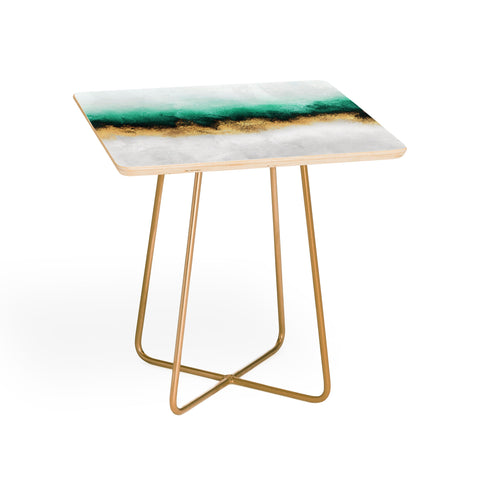 Elisabeth Fredriksson Green And Gold Sky Side Table