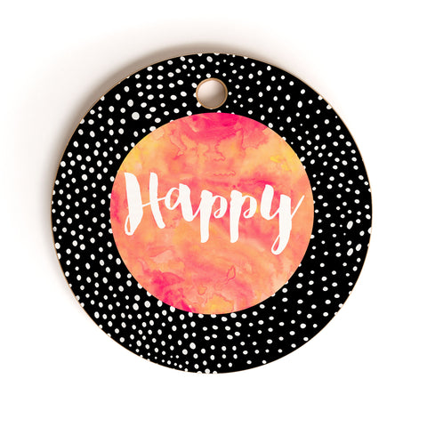 Elisabeth Fredriksson Happy 1 Cutting Board Round