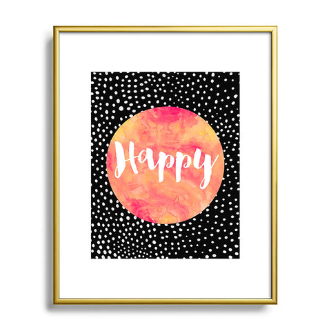 Elisabeth Fredriksson Happy 1 Metal Framed Art Print