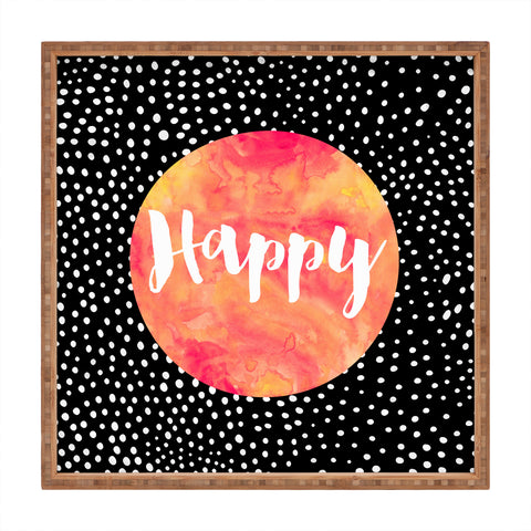 Elisabeth Fredriksson Happy 1 Square Tray