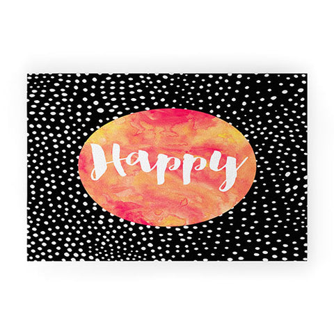 Elisabeth Fredriksson Happy 1 Welcome Mat