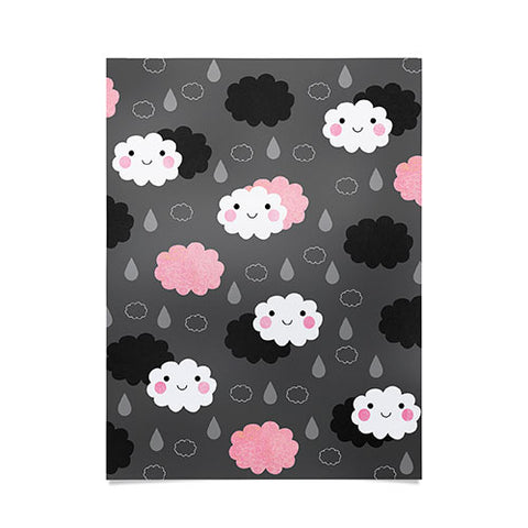 Elisabeth Fredriksson Happy Clouds Poster