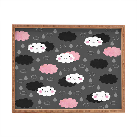 Elisabeth Fredriksson Happy Clouds Rectangular Tray