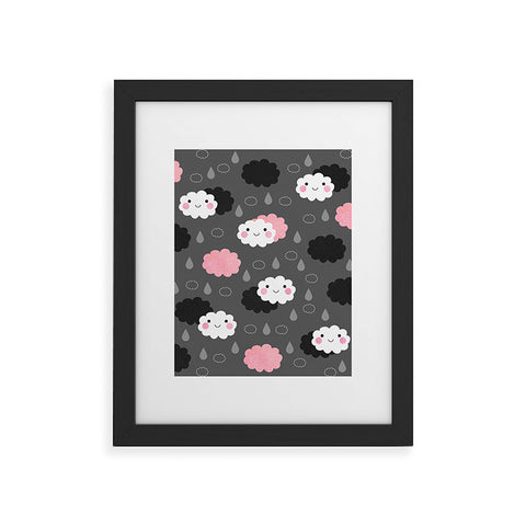 Elisabeth Fredriksson Happy Clouds Framed Art Print