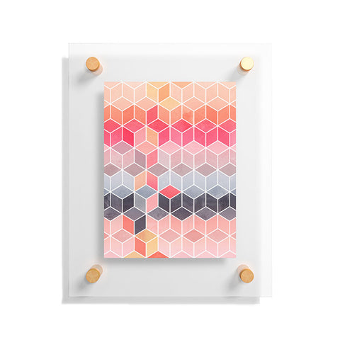 Elisabeth Fredriksson Happy Cubes Floating Acrylic Print
