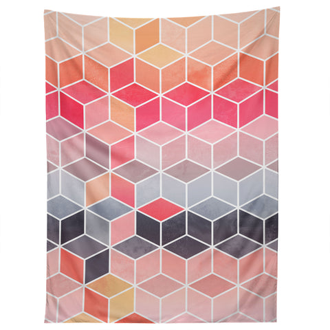Elisabeth Fredriksson Happy Cubes Tapestry