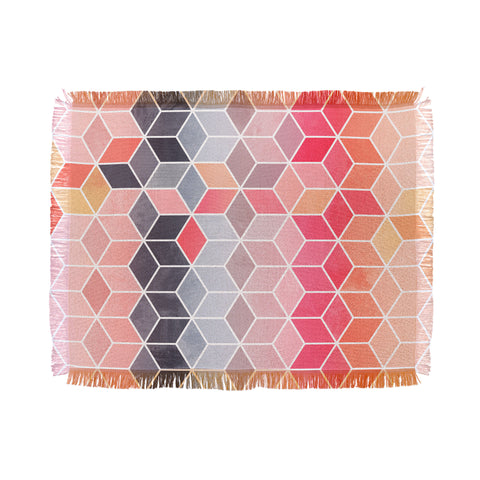 Elisabeth Fredriksson Happy Cubes Throw Blanket