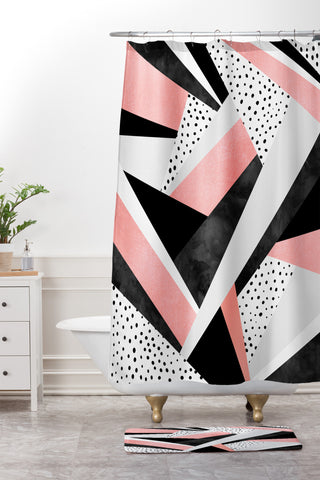 Elisabeth Fredriksson Happy Girl Shower Curtain And Mat