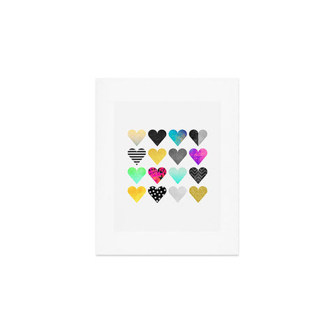 Elisabeth Fredriksson Happy Hearts Art Print