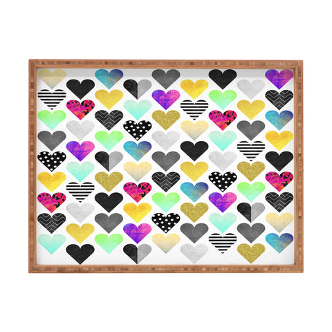 Elisabeth Fredriksson Happy Hearts Rectangular Tray