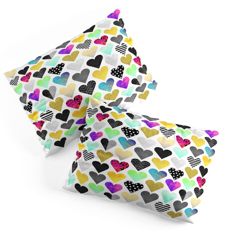 Elisabeth Fredriksson Happy Hearts Pillow Shams
