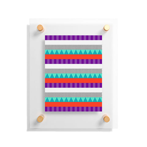 Elisabeth Fredriksson Happy Stripes 1 Floating Acrylic Print