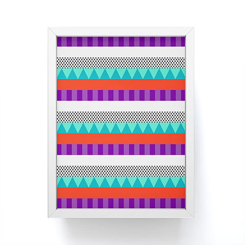 Elisabeth Fredriksson Happy Stripes 1 Framed Mini Art Print