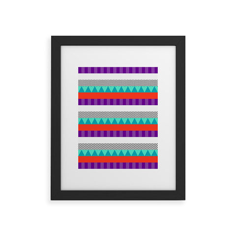 Elisabeth Fredriksson Happy Stripes 1 Framed Art Print