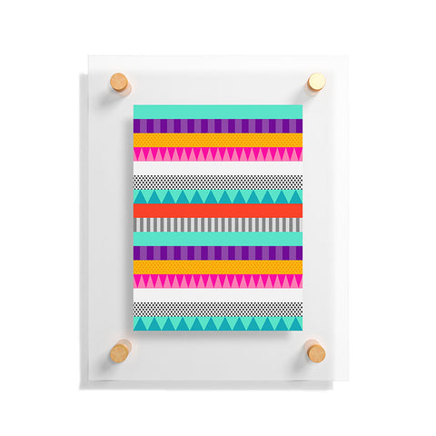Elisabeth Fredriksson Happy Stripes 2 Floating Acrylic Print