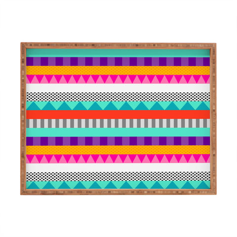 Elisabeth Fredriksson Happy Stripes 2 Rectangular Tray