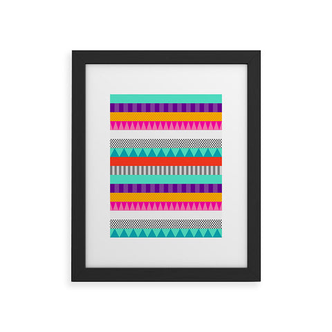 Elisabeth Fredriksson Happy Stripes 2 Framed Art Print