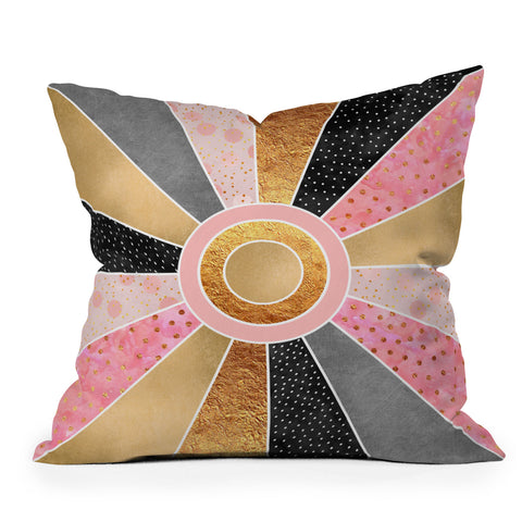 Elisabeth Fredriksson Happy Sunshine Throw Pillow