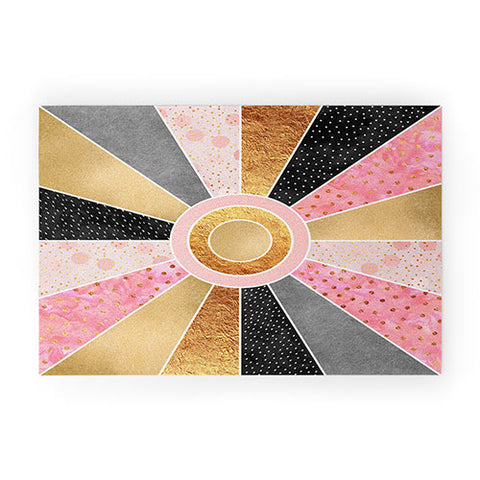 Elisabeth Fredriksson Happy Sunshine Welcome Mat