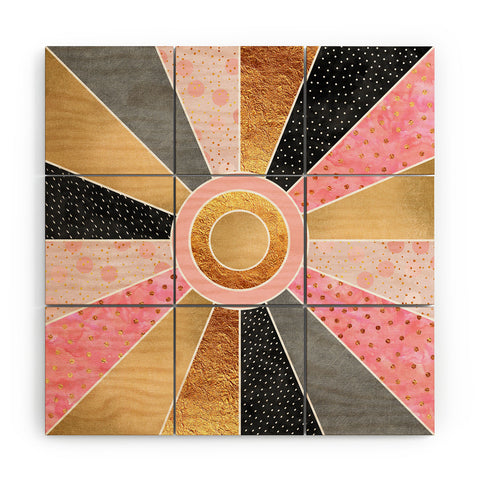 Elisabeth Fredriksson Happy Sunshine Wood Wall Mural